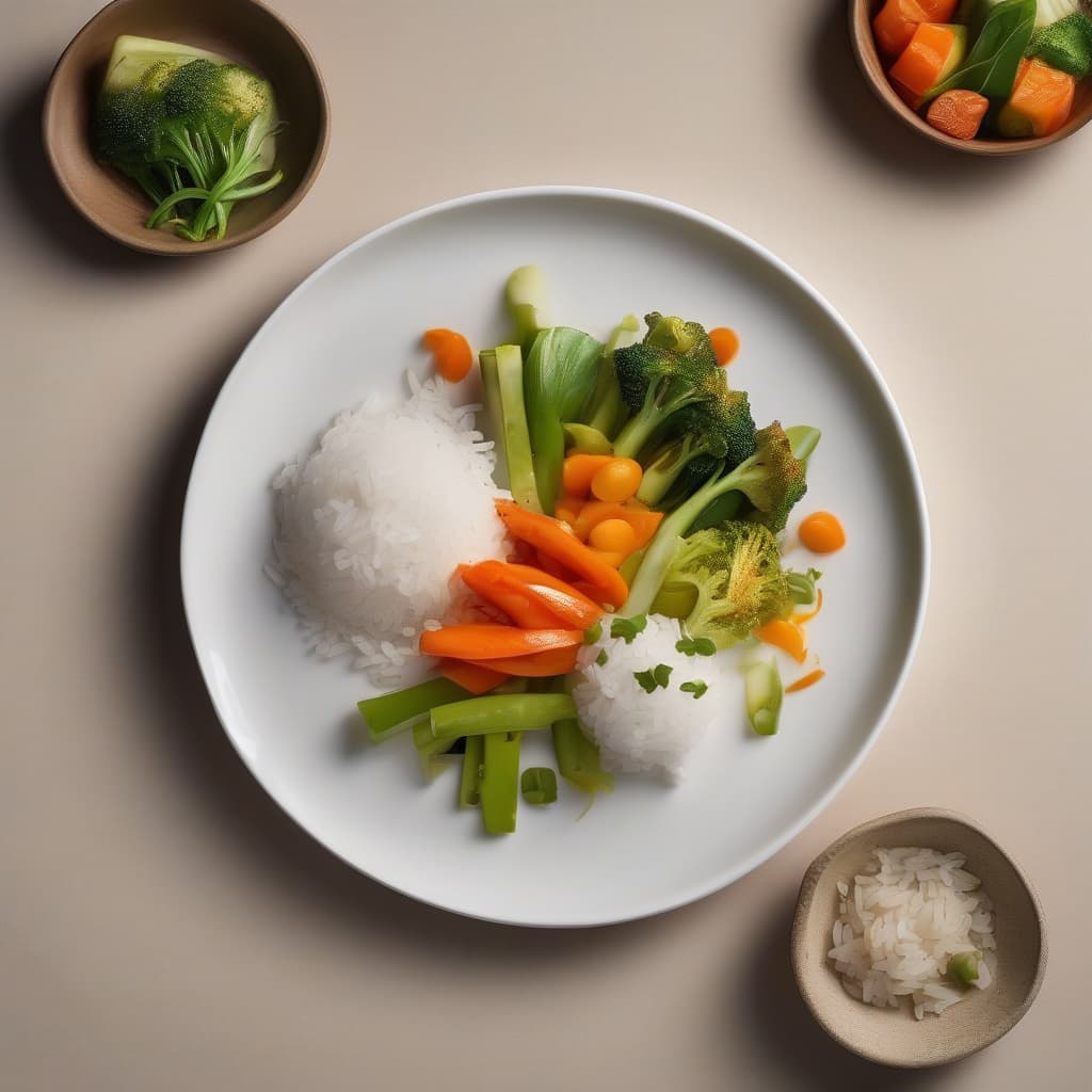 Steamed Veggie with Rice