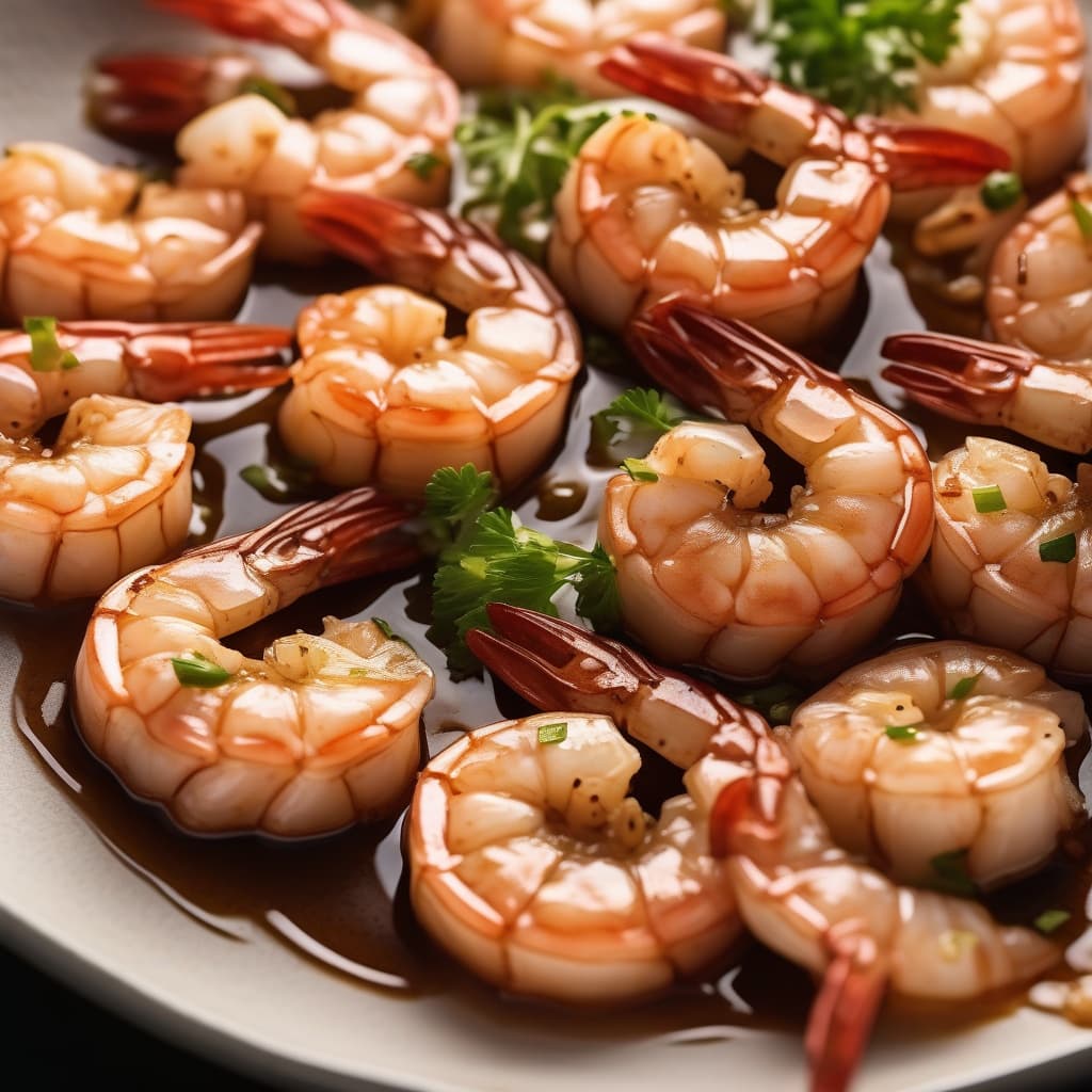 Garlic Shrimp Teriyaki (8 pcs)